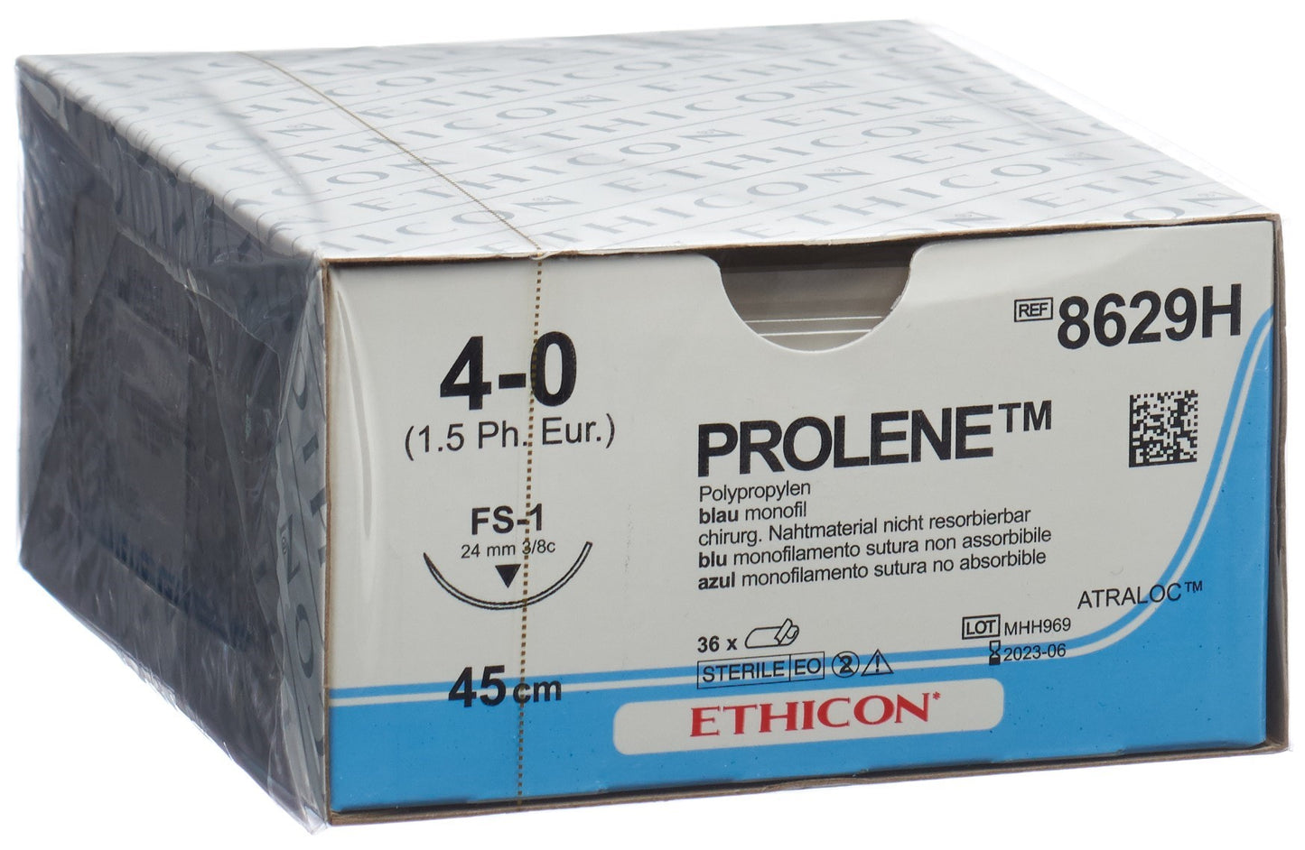 PROLENE 45cm blau 4-0 FS-1