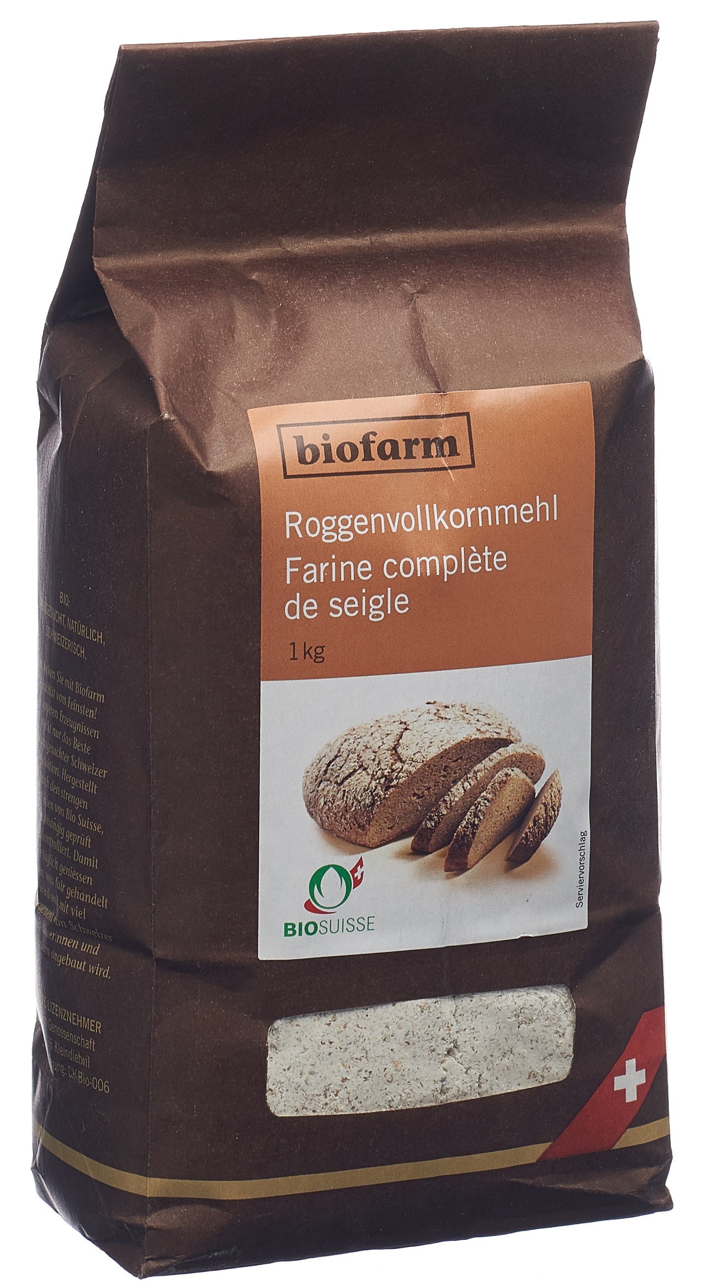 BIOFARM Roggen Vollkornmehl Knospe