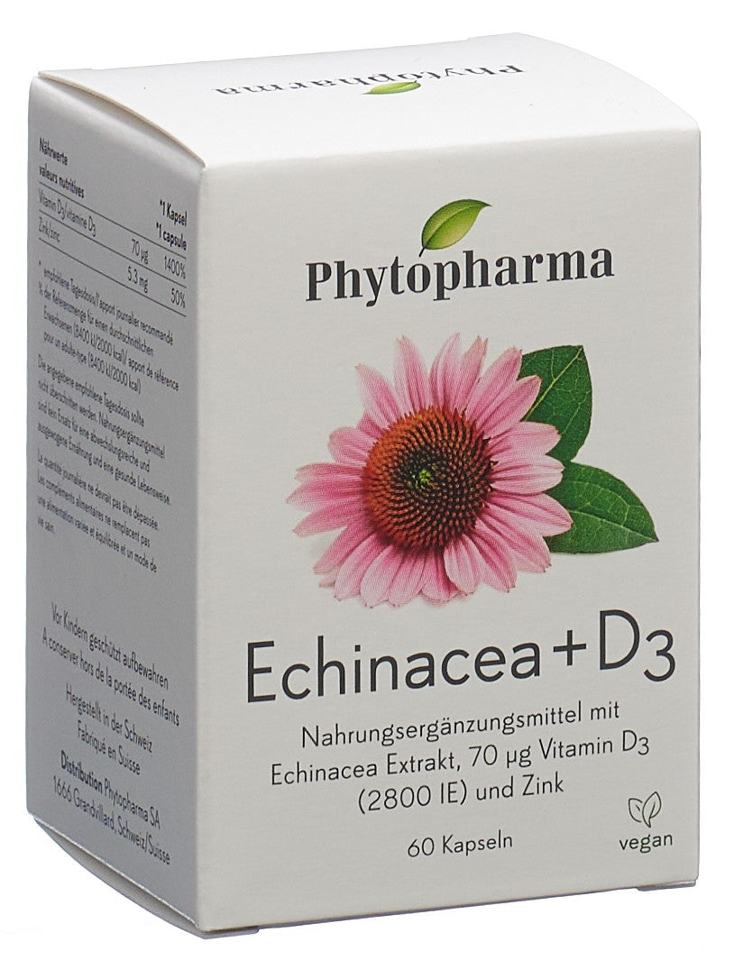 PHYTOPHARMA Echinacea + Vitamin D3 Kaps