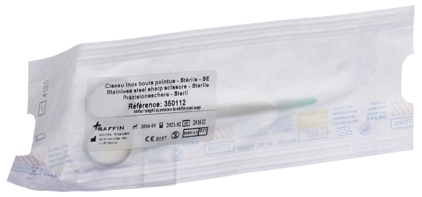 RAFFIN Präzisionsschere 12cm Edel spi/spi st Kompr