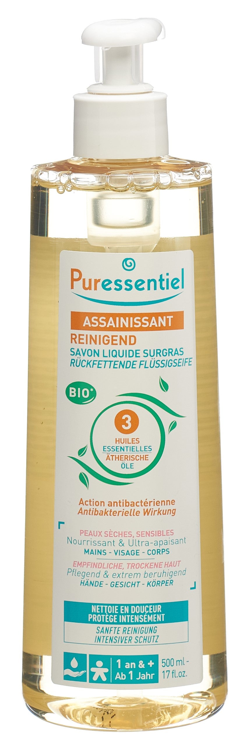 PURESSENTIEL Rückfettende Flüssigseife Nach