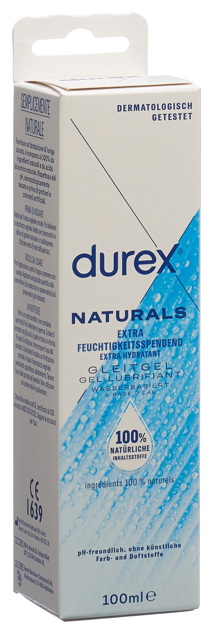 DUREX Naturals Gleitgel Extra feuchtigkeit