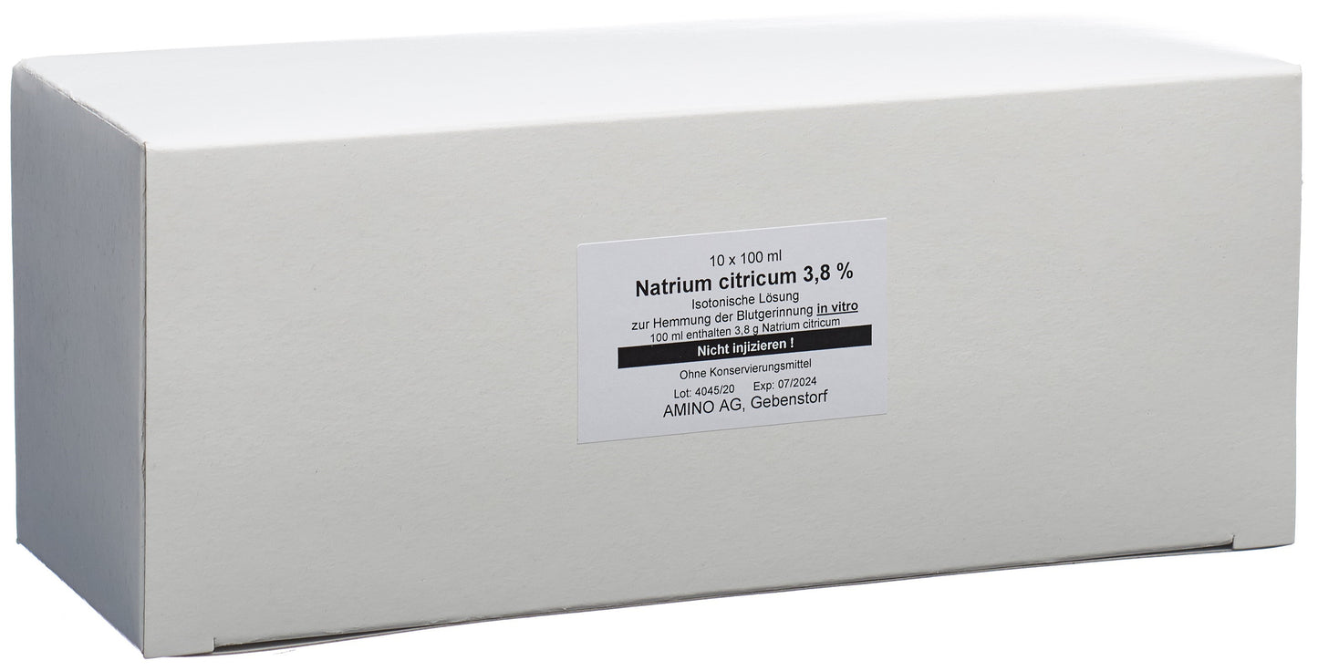 NATRIUMCITRAT Amino Lös 3.8 %