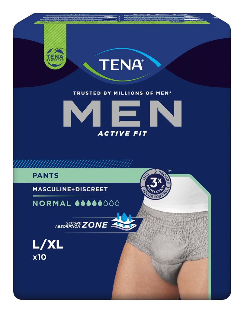 TENA Men Active Fit Pants Normal L/XL