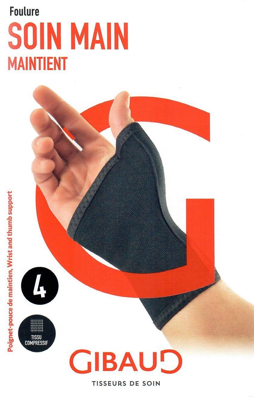 GIBAUD Handgelenk-Daumenbandage Gr3 18-19cm