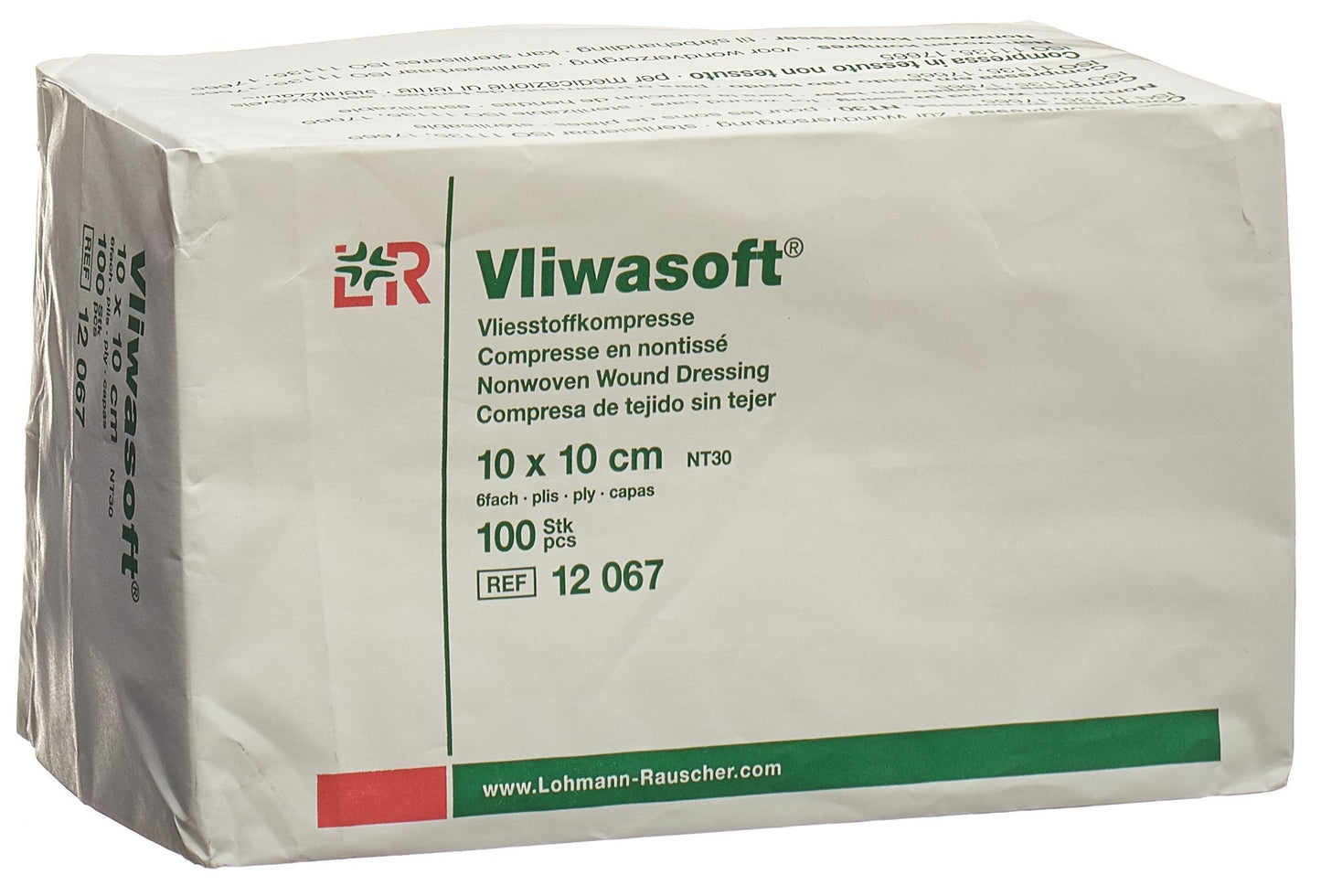 VLIWASOFT Vliesstoffko 10x10cm 6-l