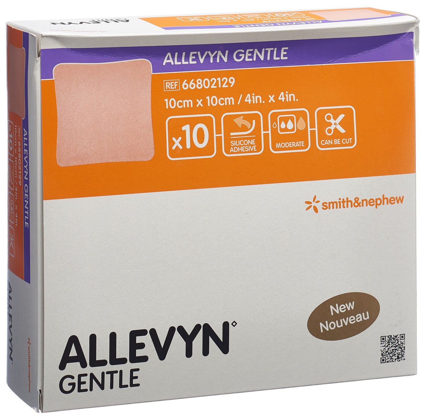 ALLEVYN GENTLE Wundverband 10x10cm
