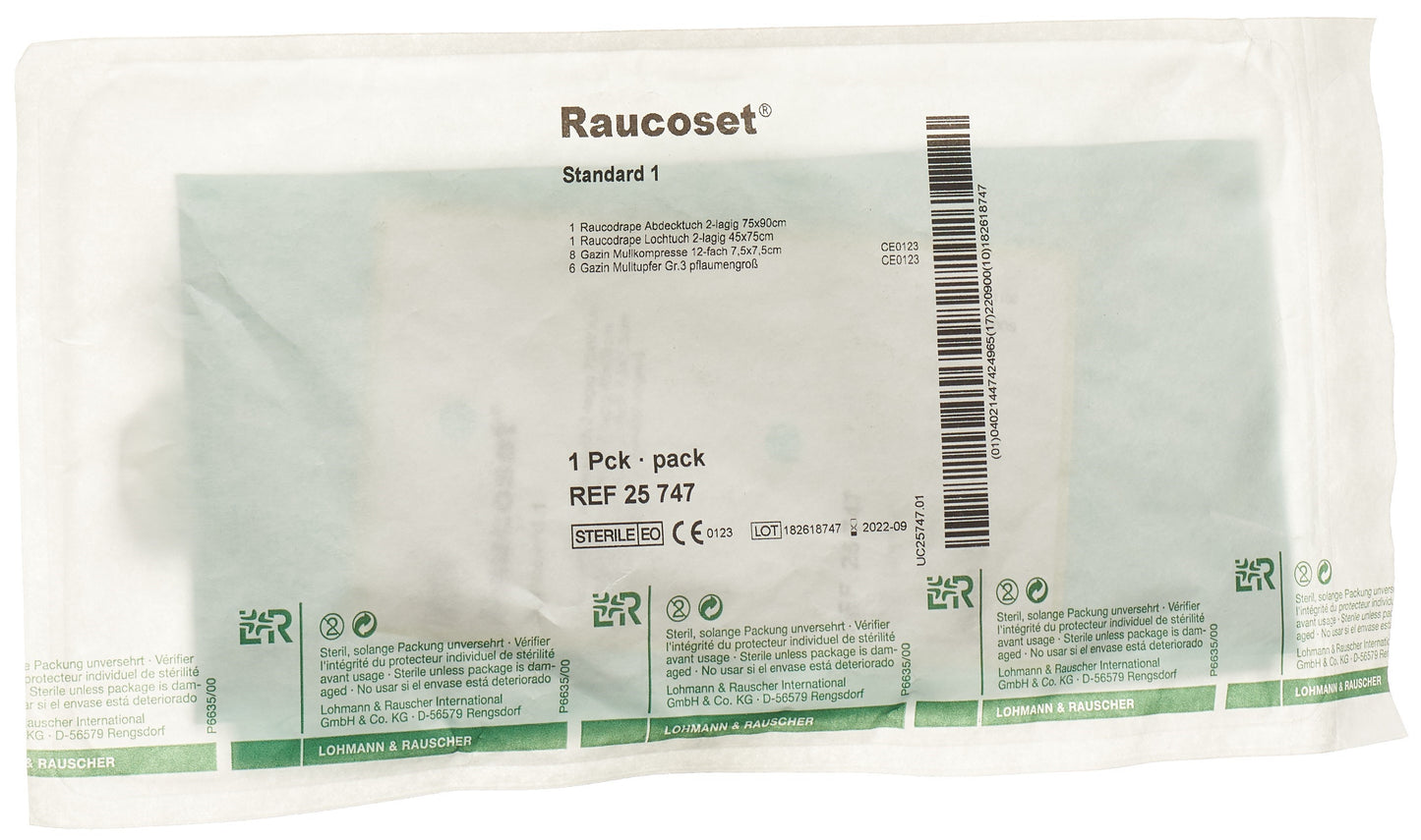 RAUCOSET Verband-Set Standard I steril