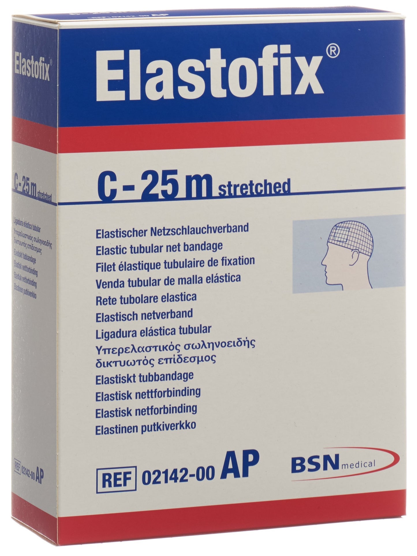 ELASTOFIX Netz Schlauchverband C 25m Rumpf Kopf