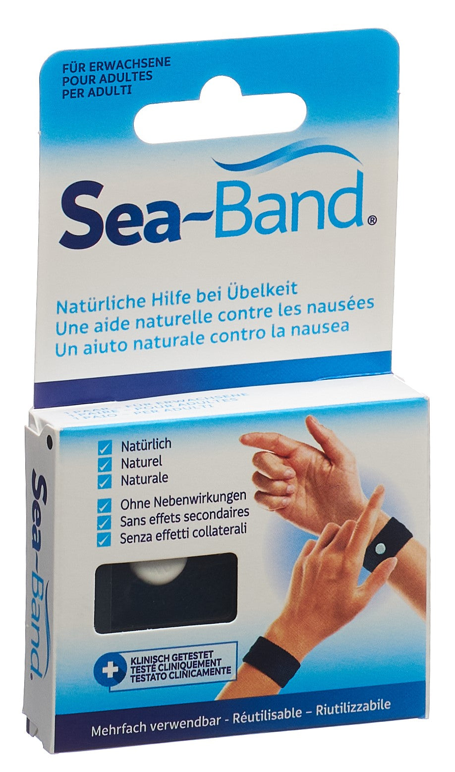 SEA-BAND Akupressurband Erw schwarz