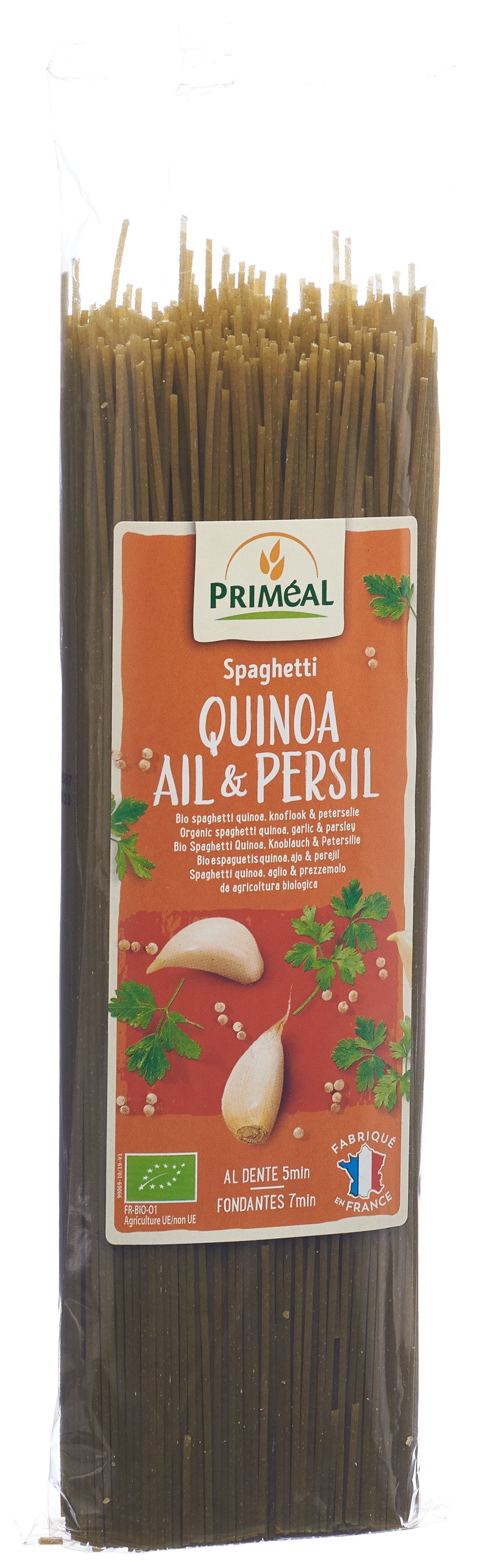 PRIMEAL Spaghetti Quinoa Knoblauch-Petersil