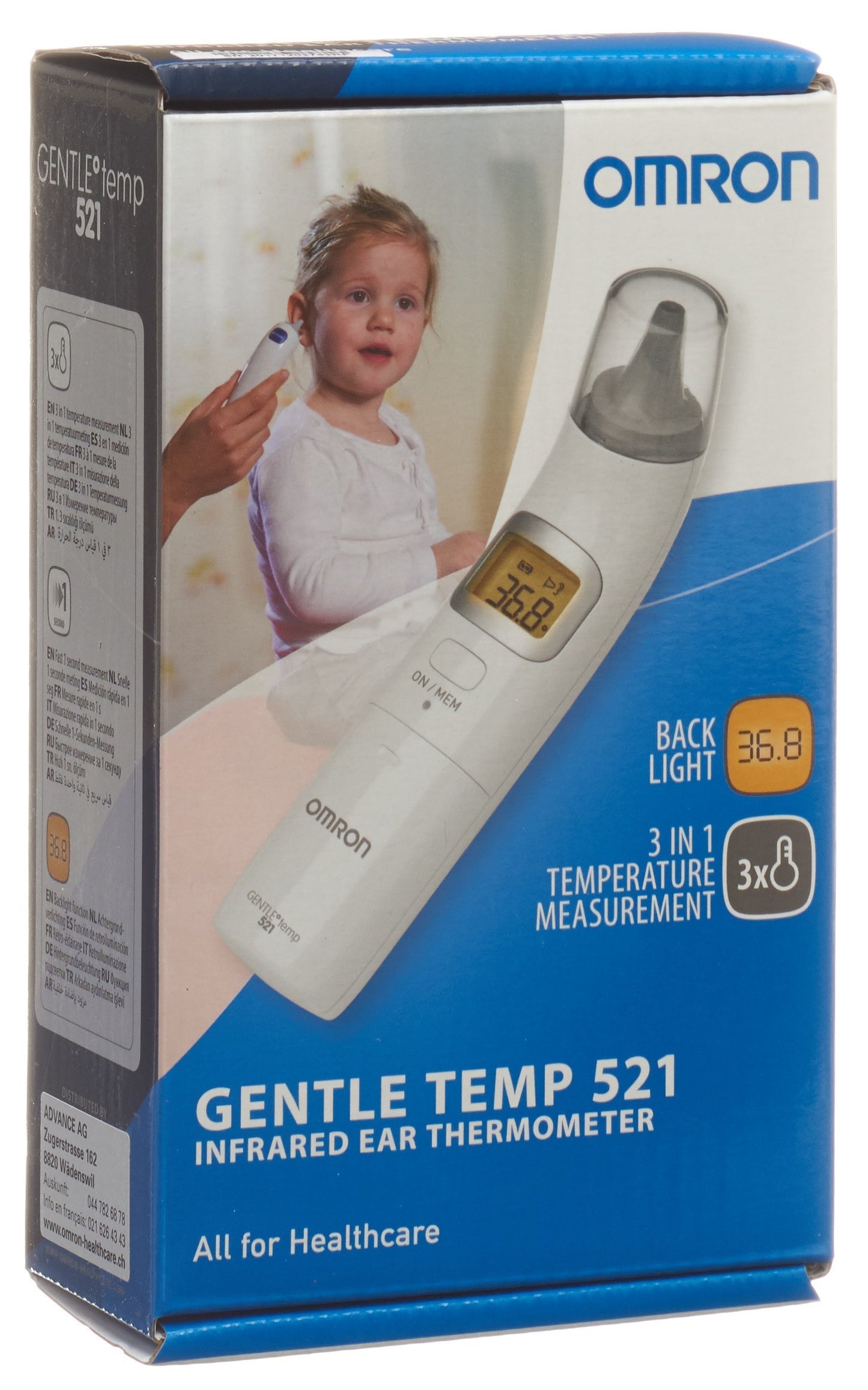 OMRON Ohrthermometer Gentle Temp 521