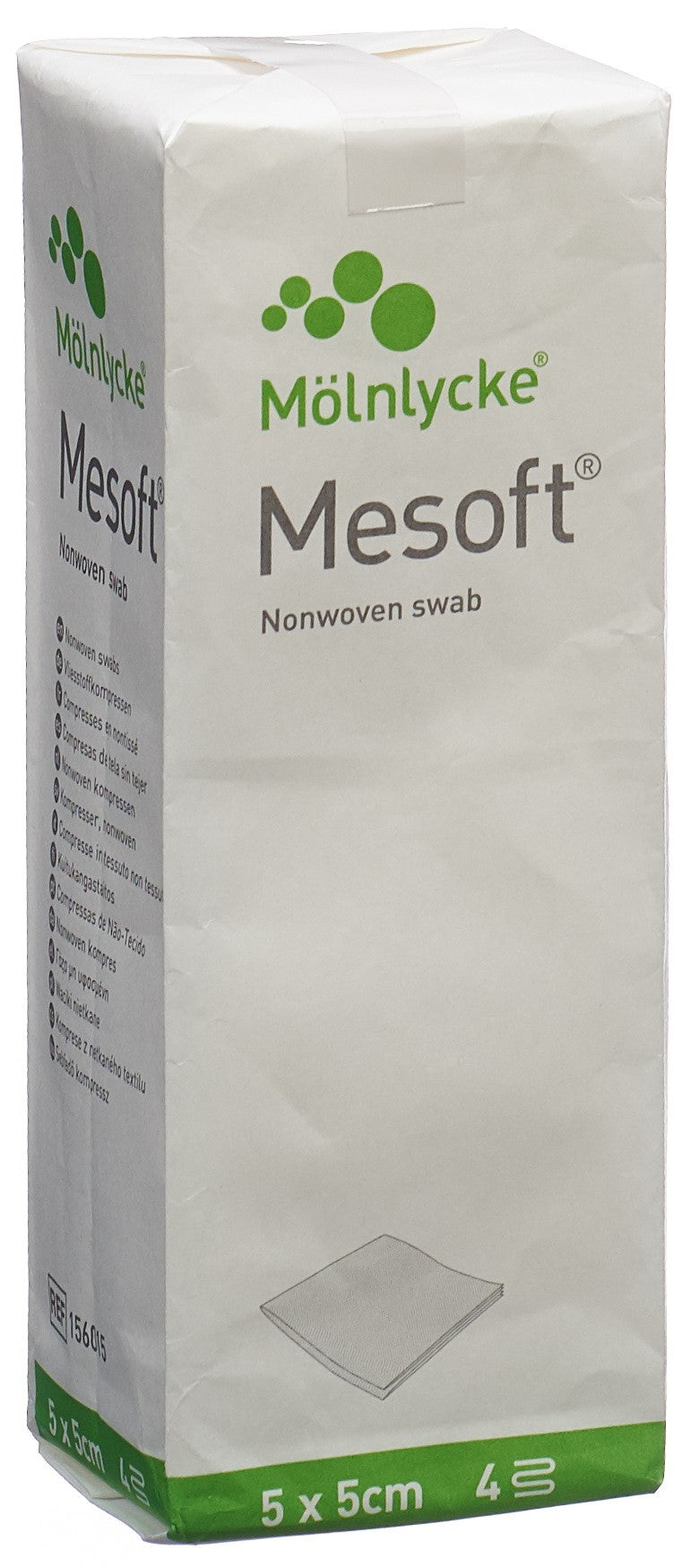 MESOFT NW Kompressen 5x5cm unst