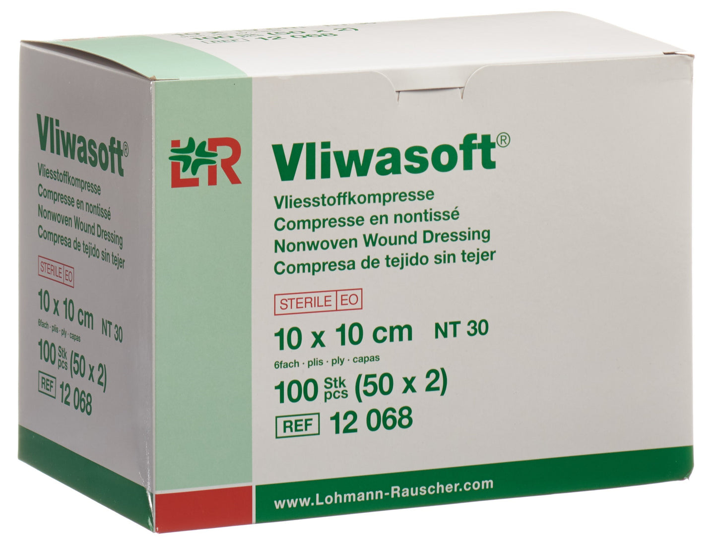 VLIWASOFT Vliesstoffko 10x10cm 6-l st