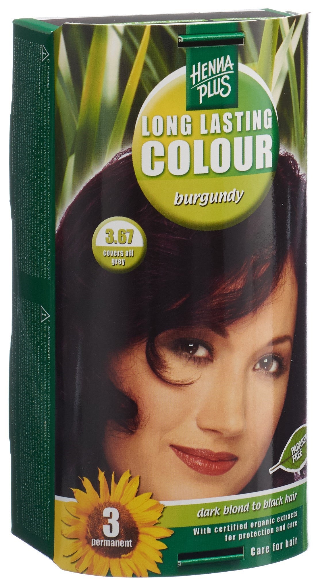 HENNA PLUS Long Last Colour 3.67 burgund