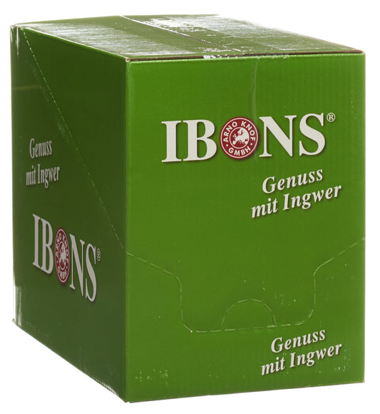 IBONS Ingwer Bonbon Display Zitrone o Z 10x75g