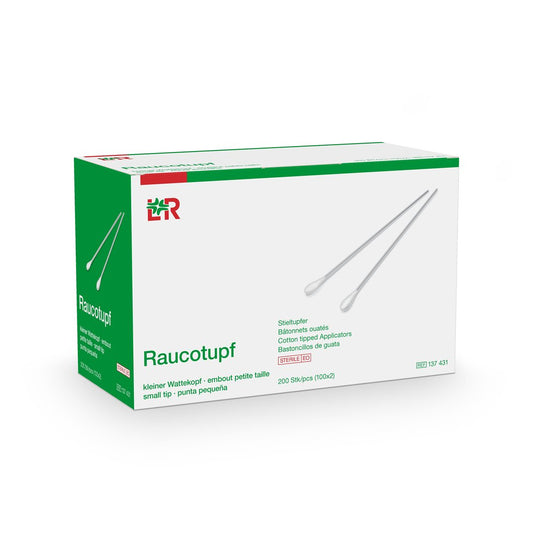 RAUCOTUPF Wattestäbch Holz 15cm kl st