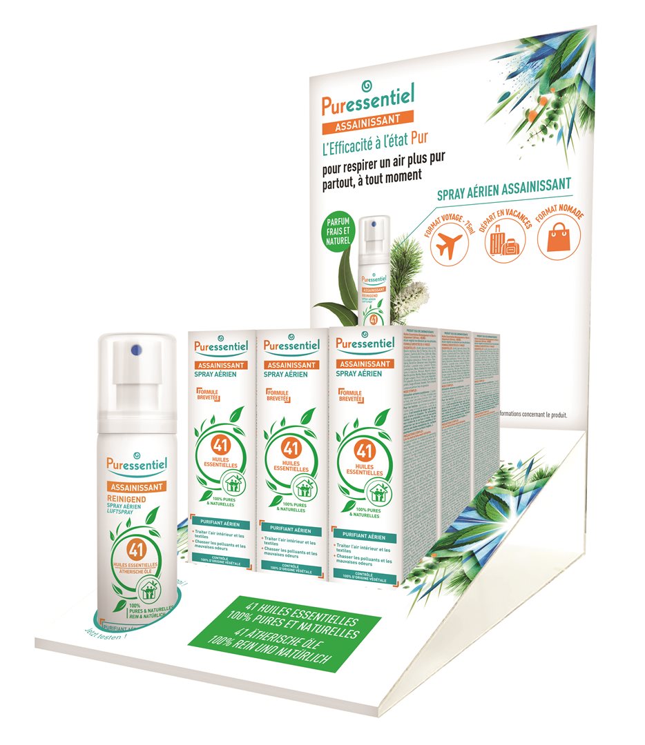 PURESSENTIEL Disp Reinigender Luftspr 9x75ml+Test