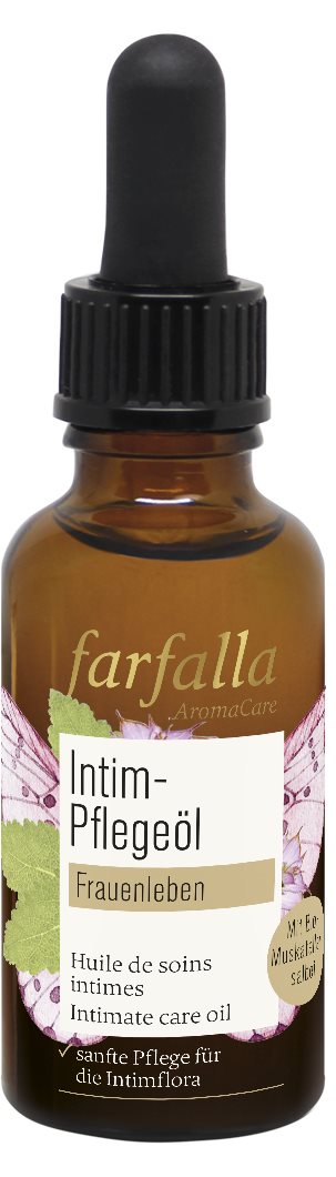 FARFALLA Intim Pflegeöl Frauen Muskateller