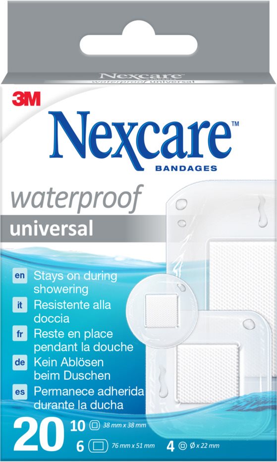 3M NEXCARE Waterproof univer Pflaste Gröss