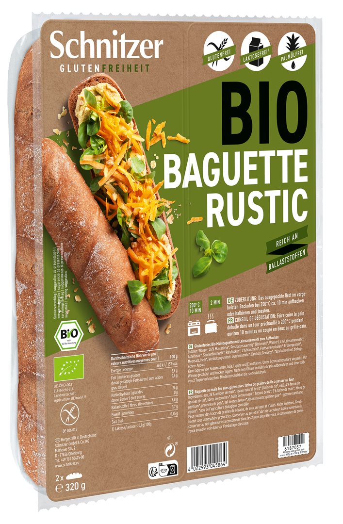 SCHNITZER Bio Baguette Rustic