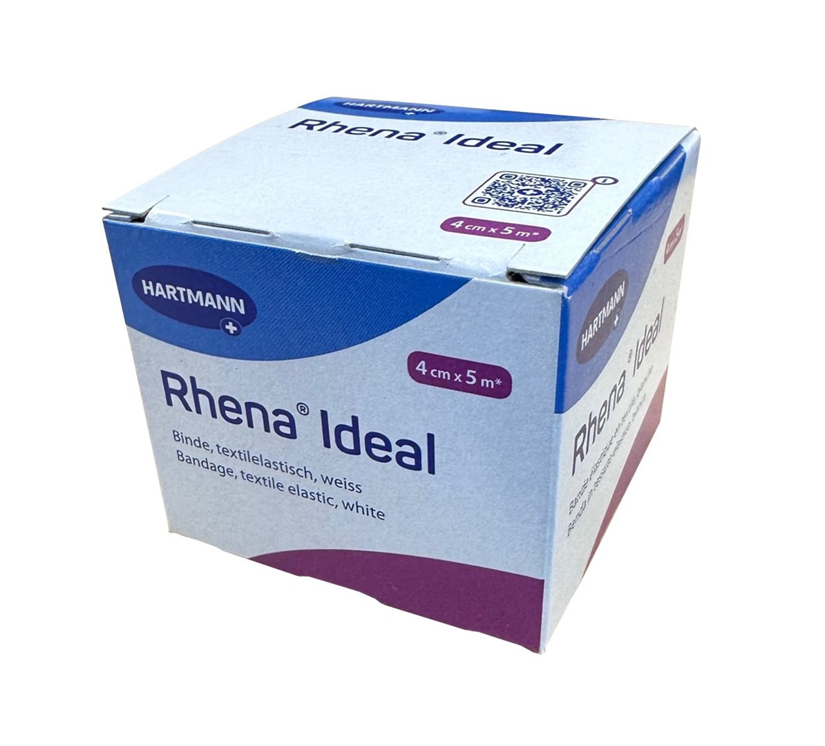 RHENA Ideal Elastische Binde 4cmx5m weiss