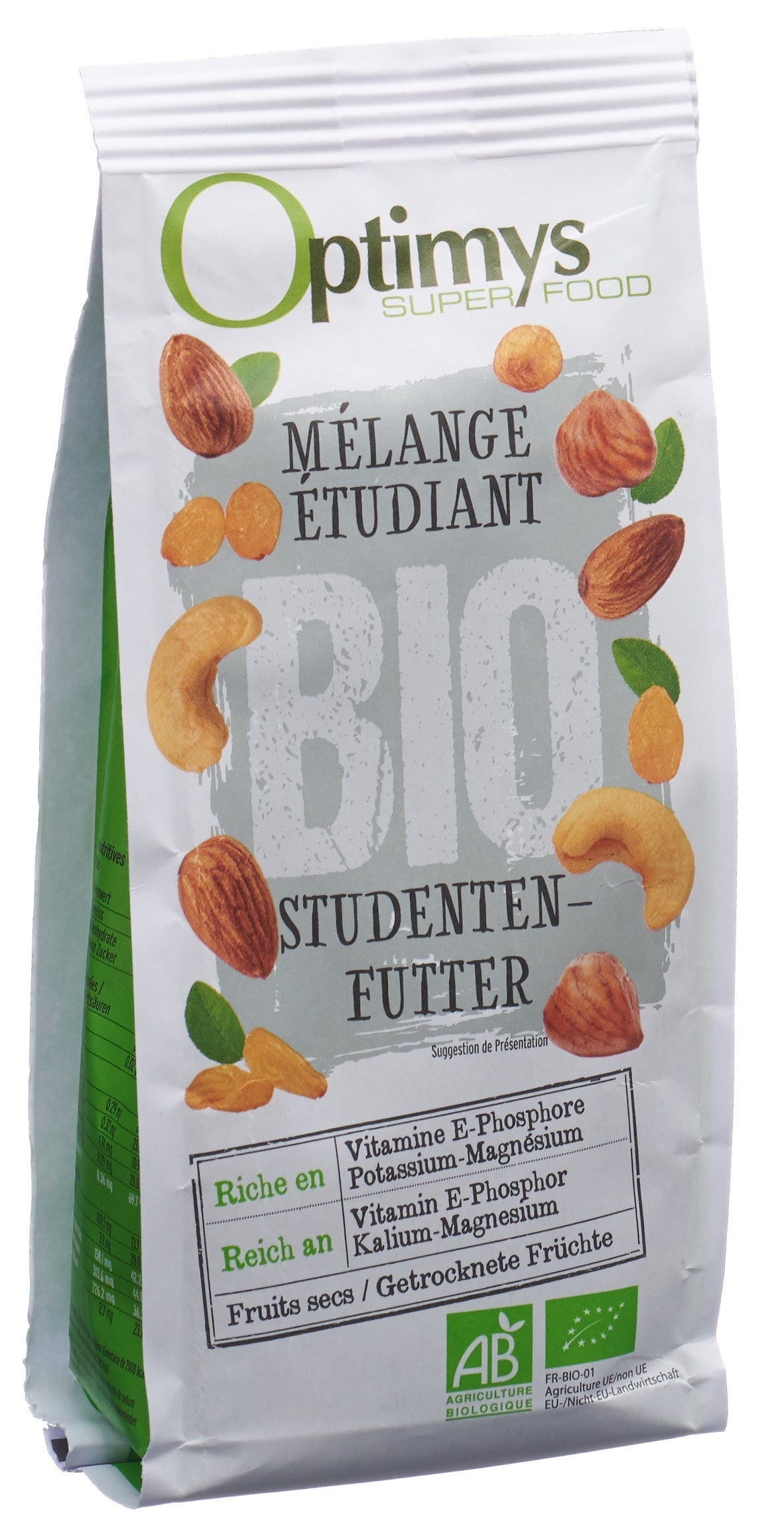 OPTIMYS Studenten Futter Bio