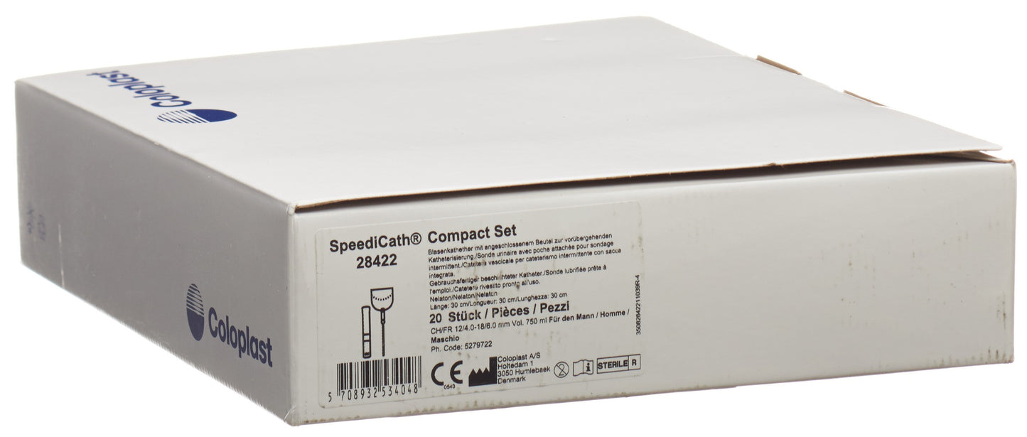 SPEEDICATH Comp 1x Katheter Set CH12 Mann