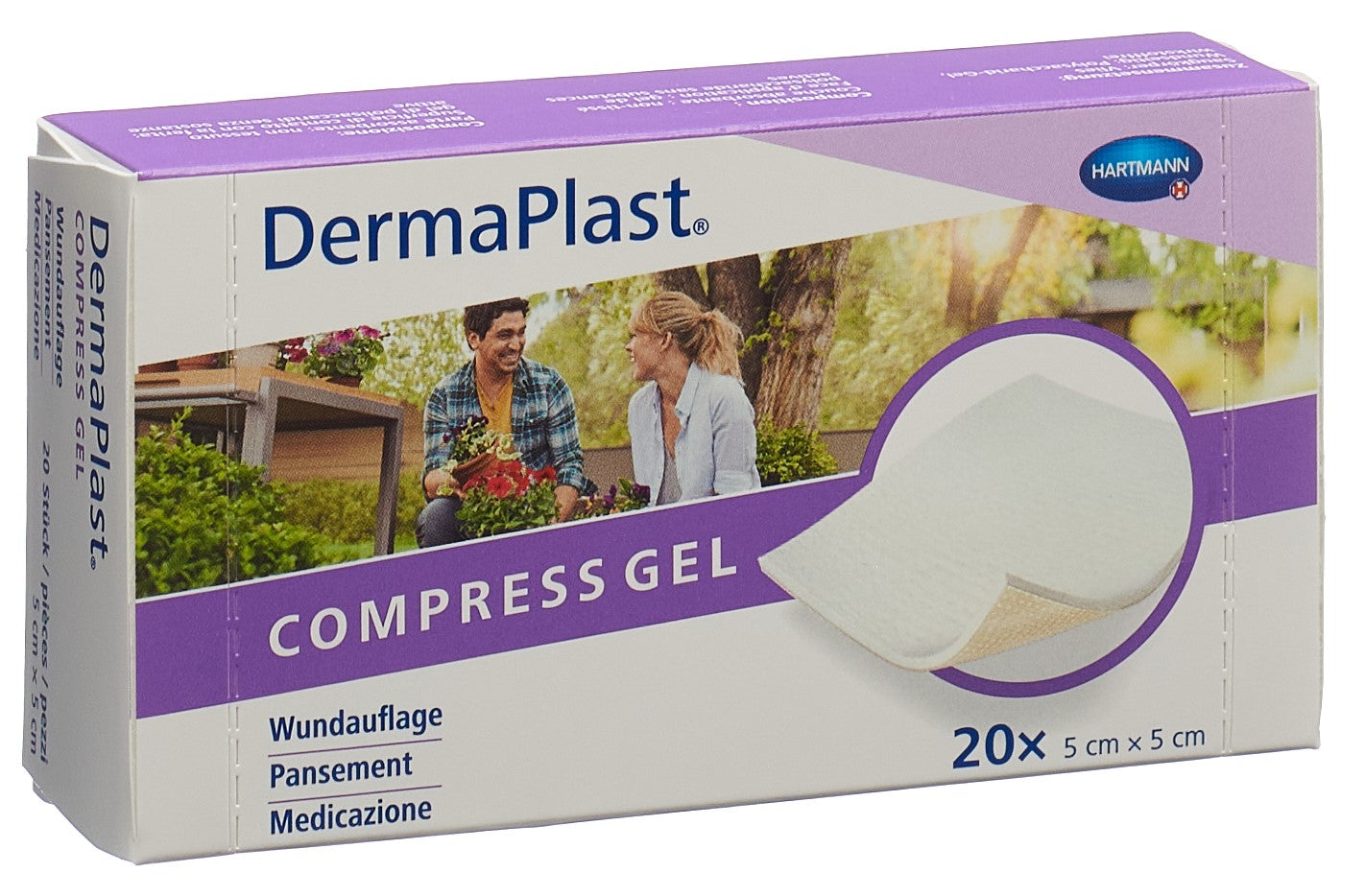 DERMAPLAST Compress Gel 5x5cm