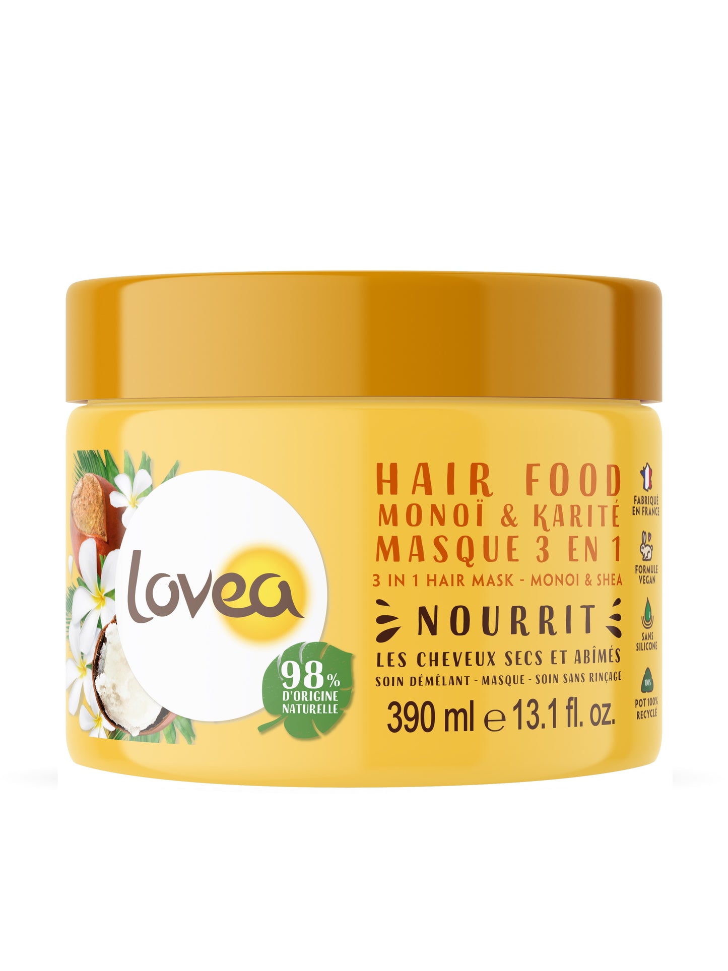 LOVEA Hair Food Maske 3in1 Karitebut Monoi