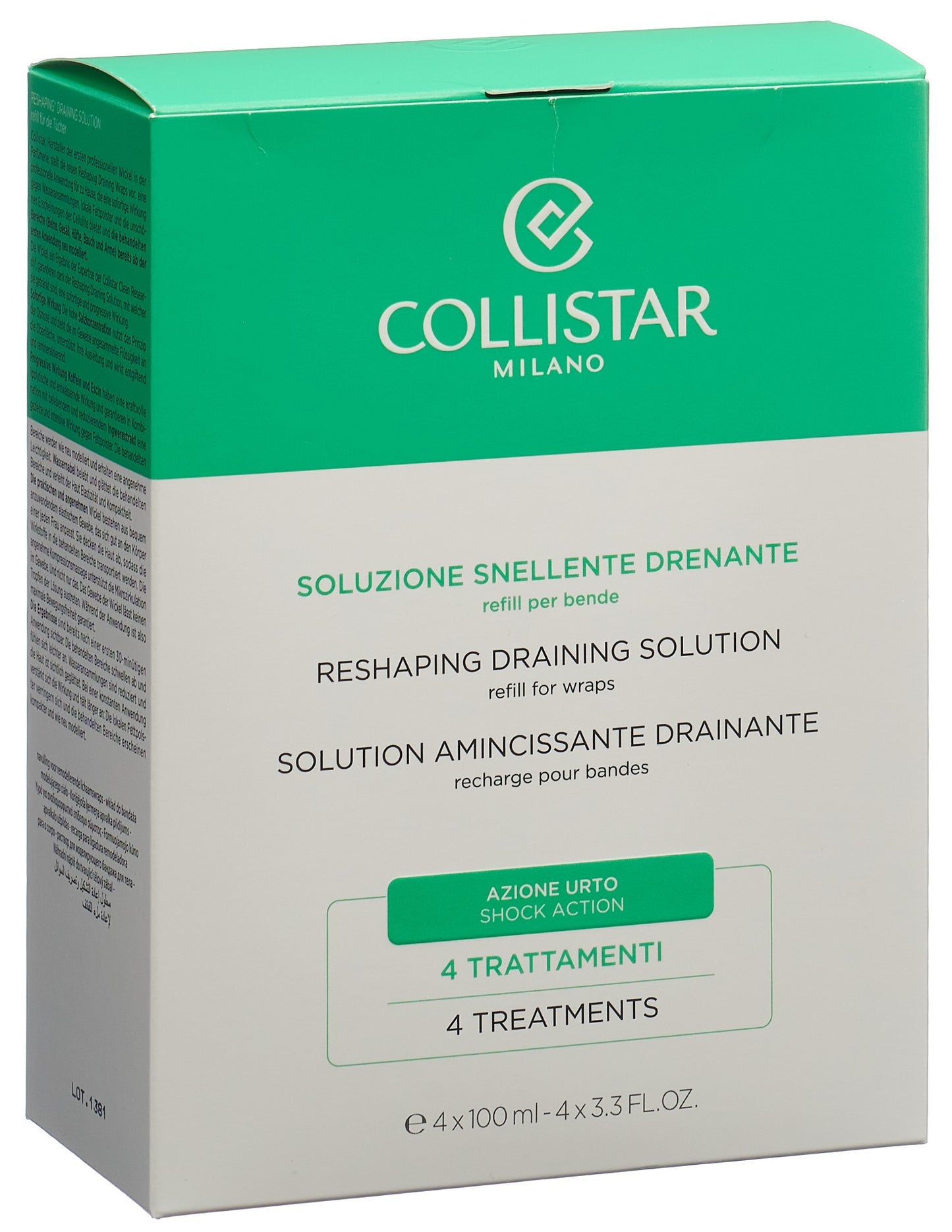 COLLIST BODY CARE Reshap Draining Sol Ref