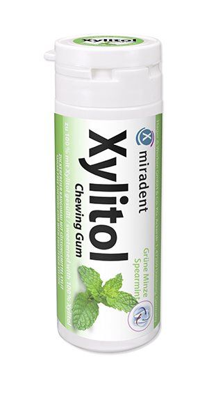 MIRADENT Xylitol Kaugummi Spearmint