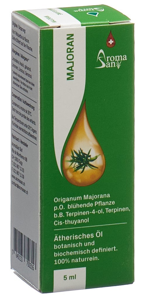 AROMASAN Majoran Äth/Öl in Schachtel Bio