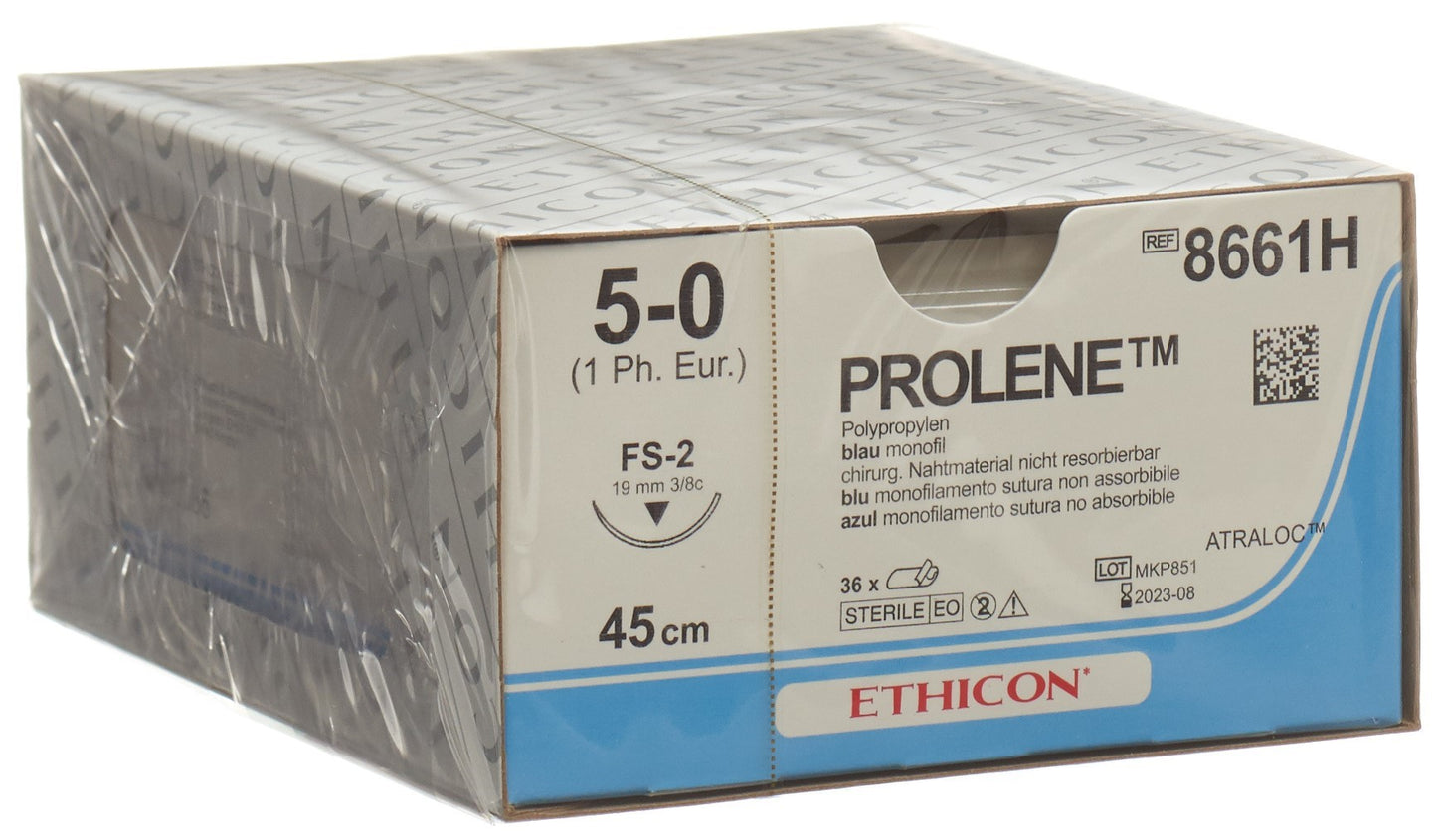 PROLENE 45cm blau 5-0 FS-2