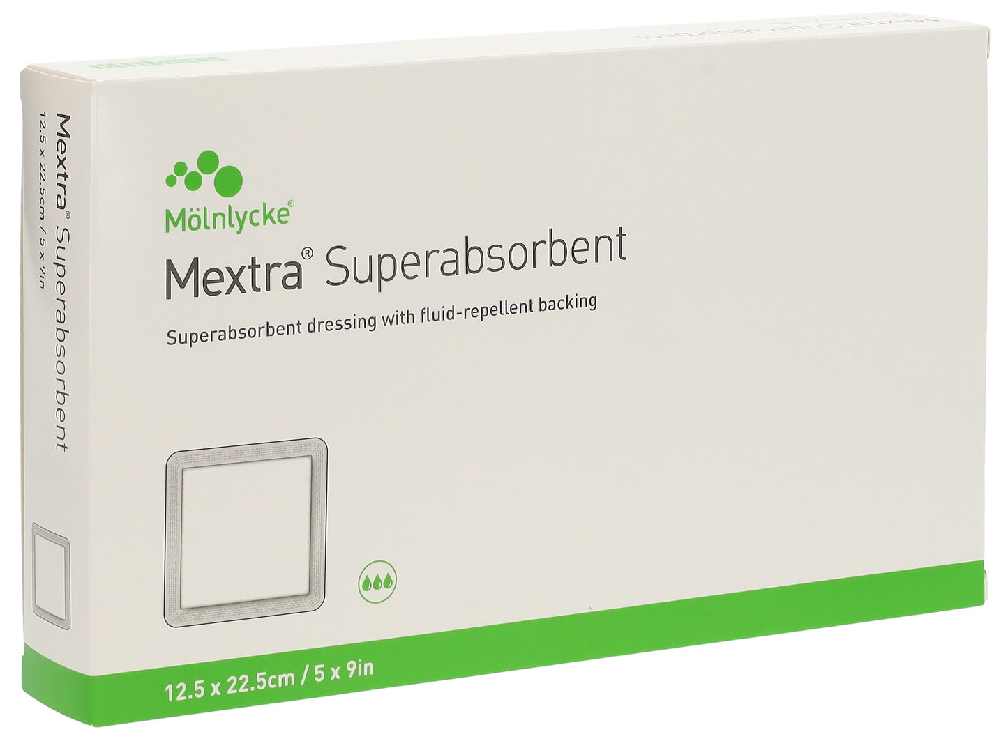 MEXTRA Superabsorbent 12.5x22.5 cm