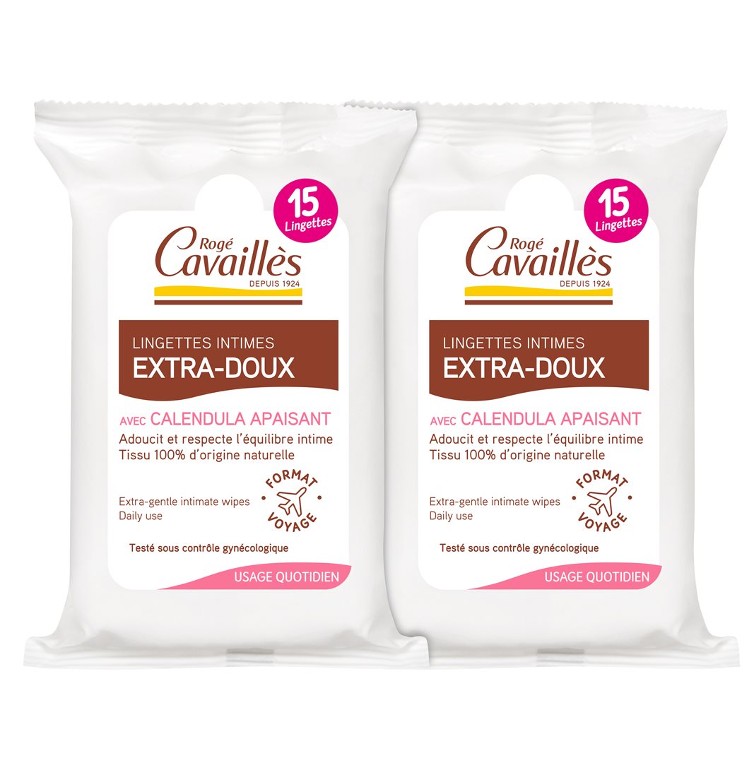 ROGE CAVAILLES Intimtücher Extra Duo