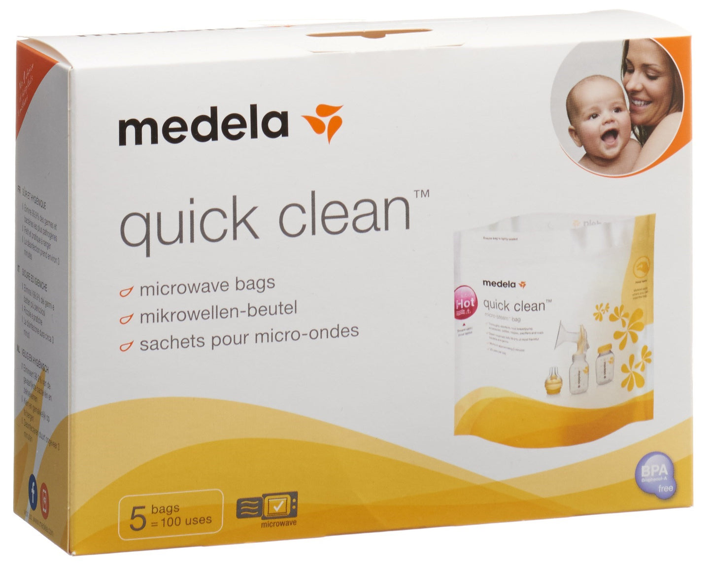 MEDELA Quick Clean Mikrowellenbeutel
