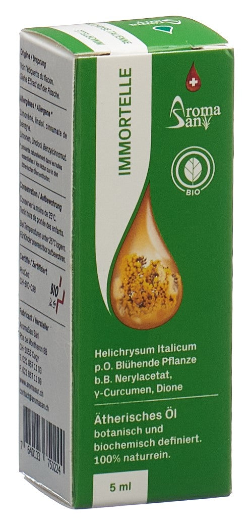 AROMASAN Immortelle Äth/Öl in Schachtel Bio