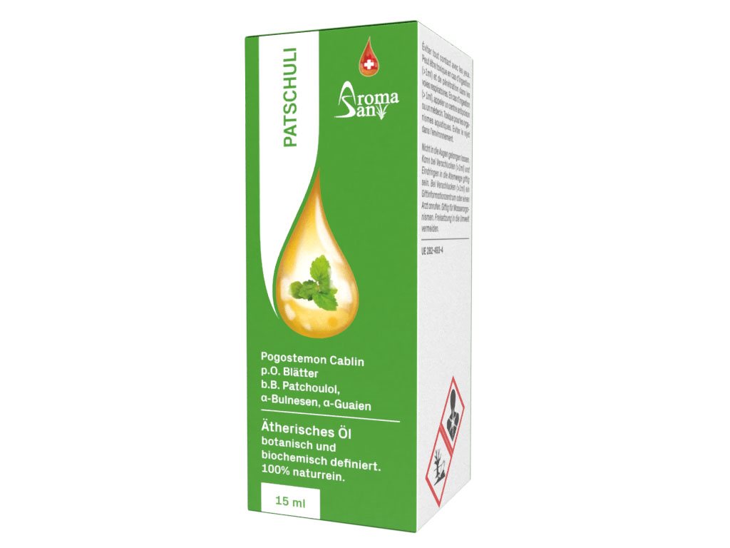AROMASAN Patschuli Äth/Öl in Schachtel Bio