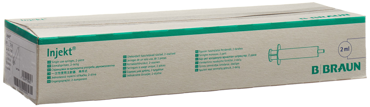 B. BRAUN Spritze 2ml Luer 2teil zen