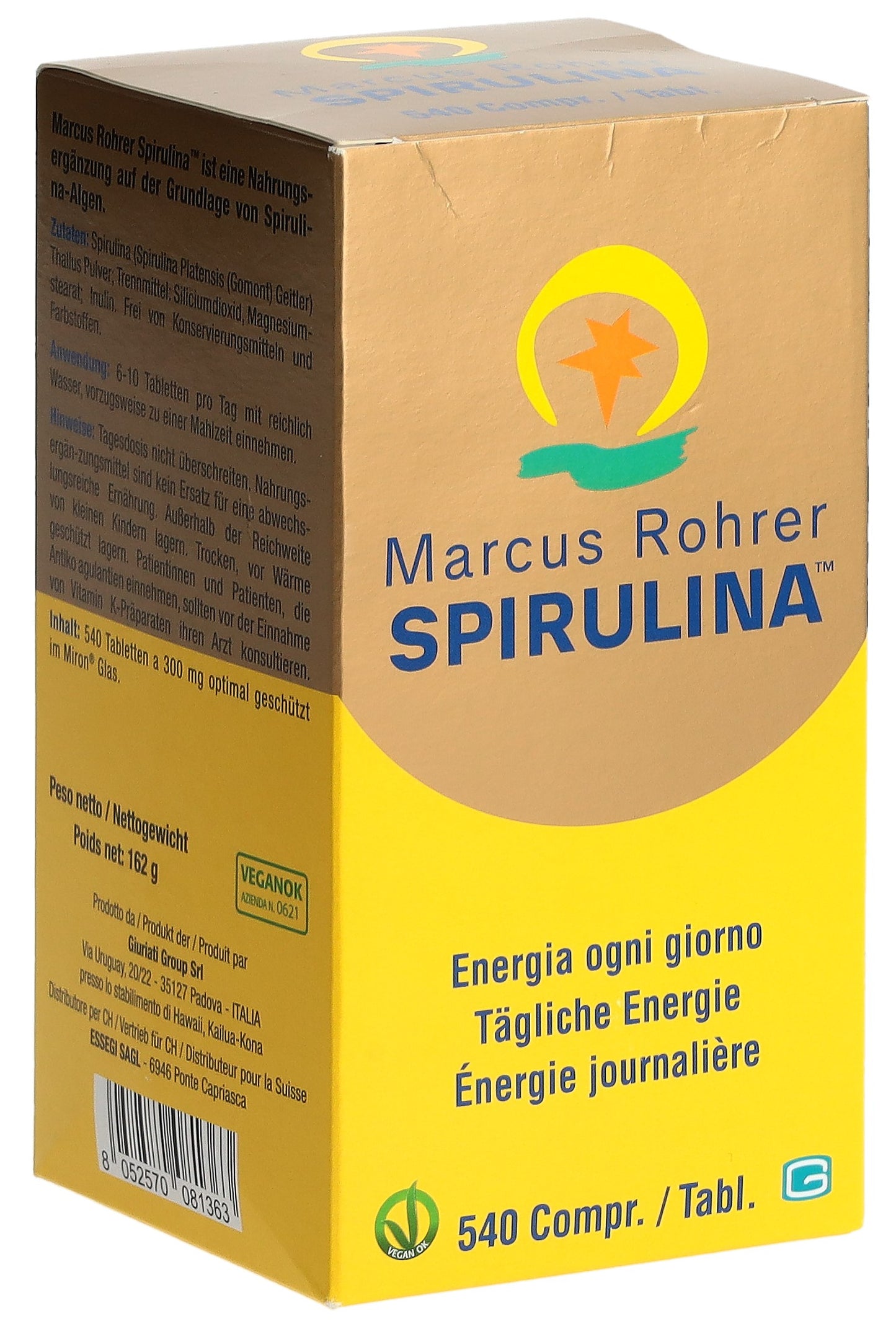 MARCUS ROHRER Spirulina Tabl neu