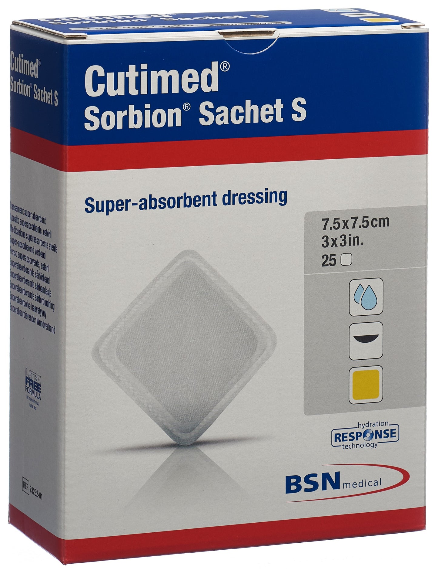 CUTIMED Sorbion Sachet S 7.5x7.5cm