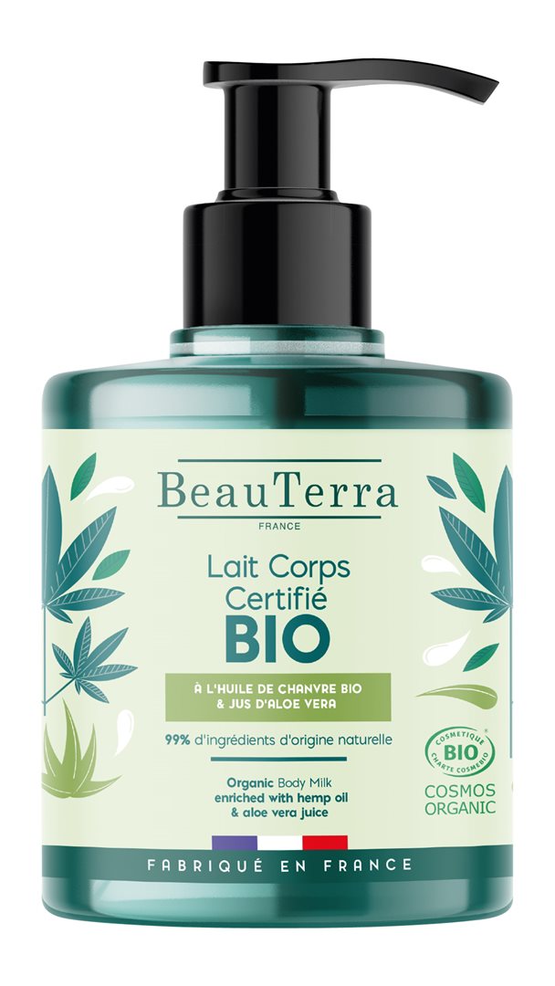 BEAUTERRA Körpermilch Hanf Aloe Vera Bio