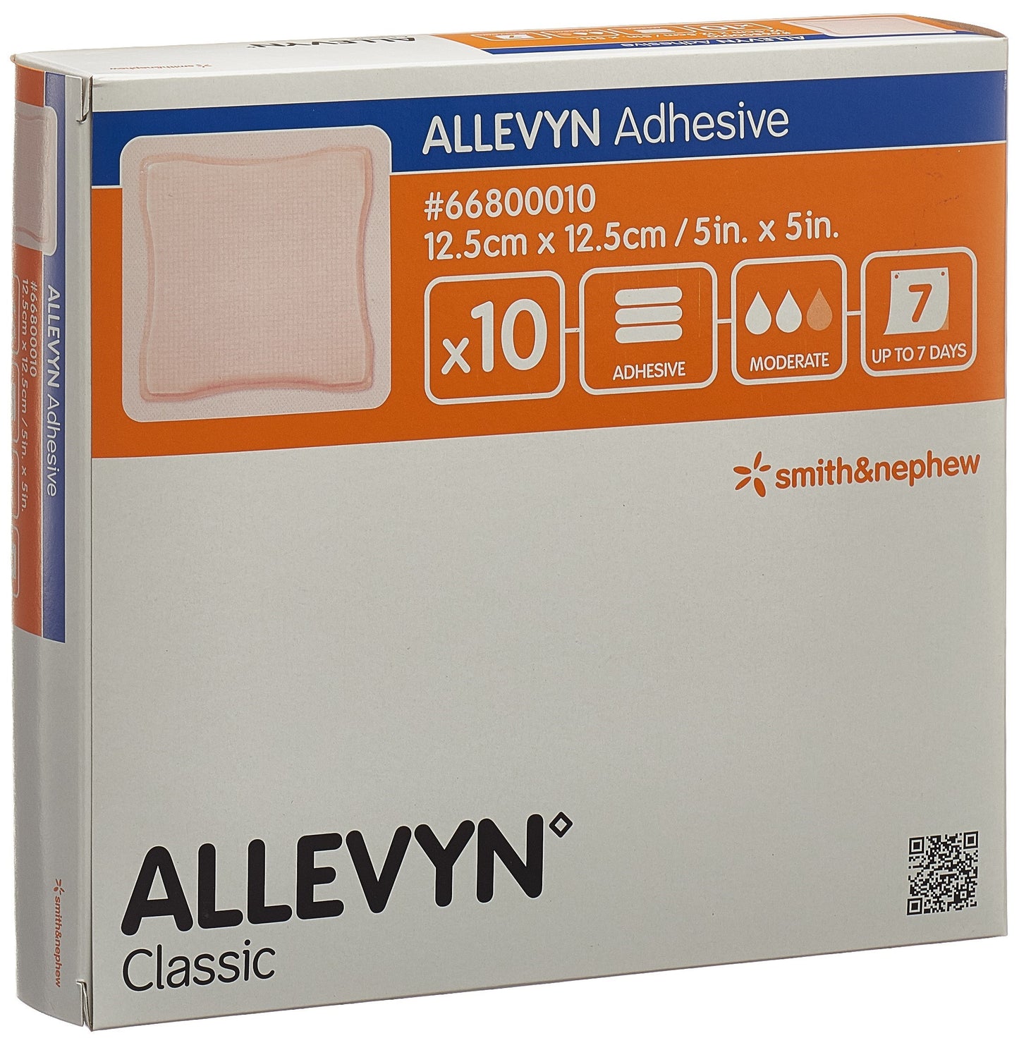ALLEVYN ADHESIVE Wundverband 12.5x12.5cm