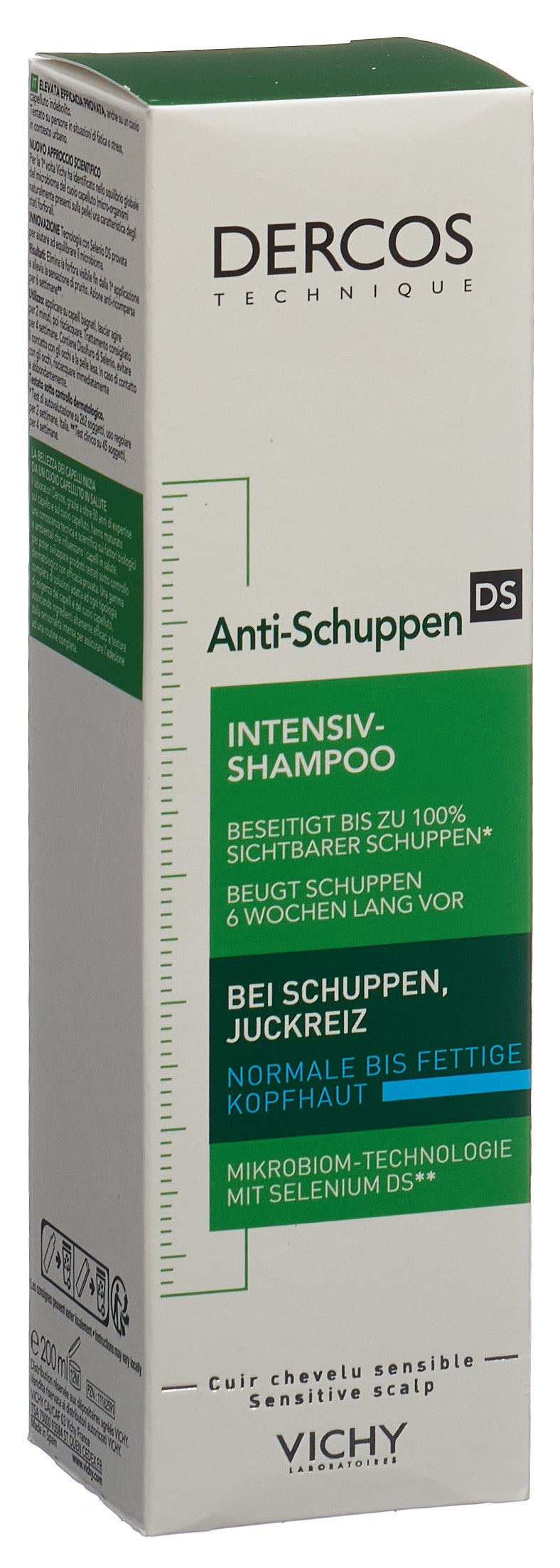 VICHY Dercos Anti Schuppen Shamp fett DE/IT
