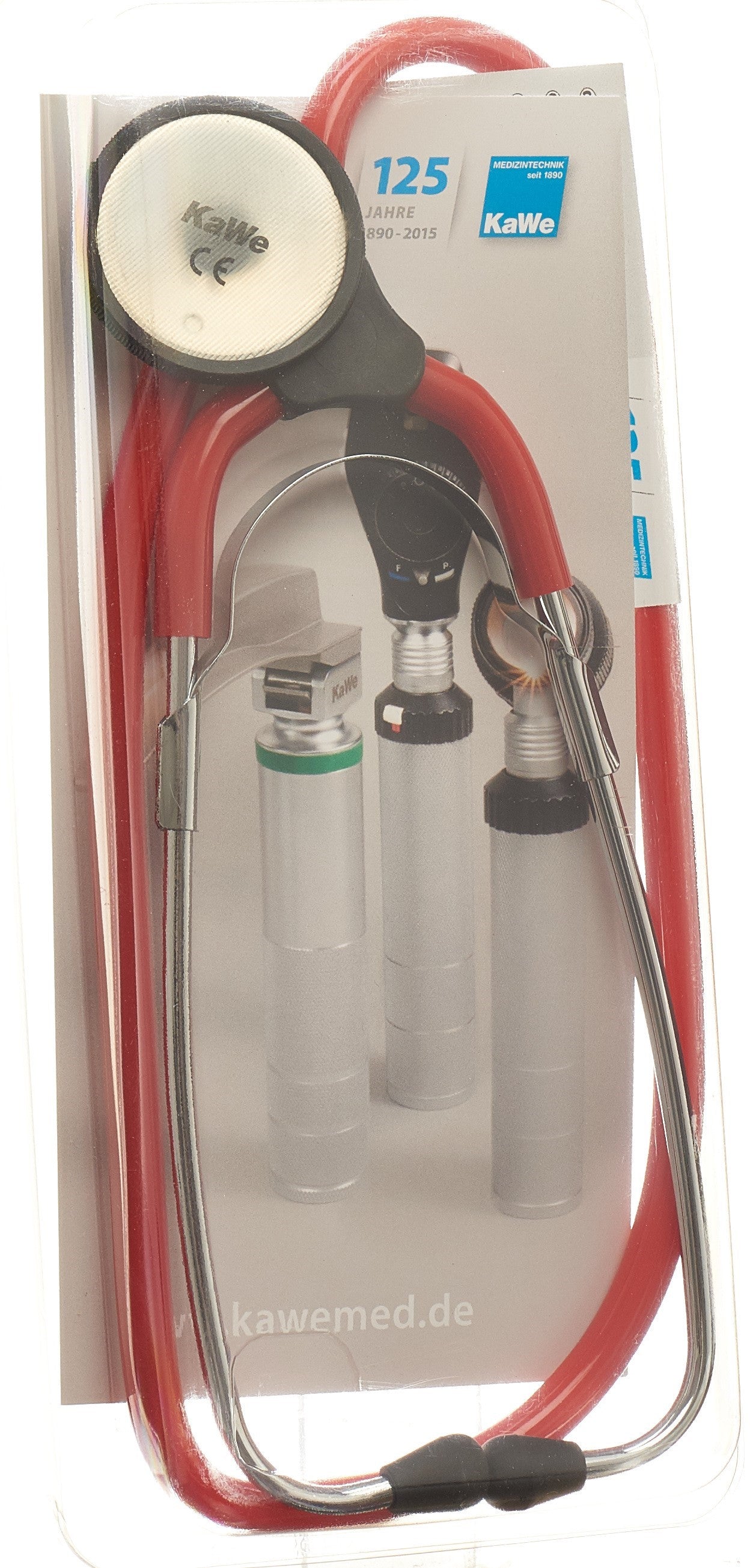 KIRCHNER Colorscop Plano Stethoskop 55cm rot