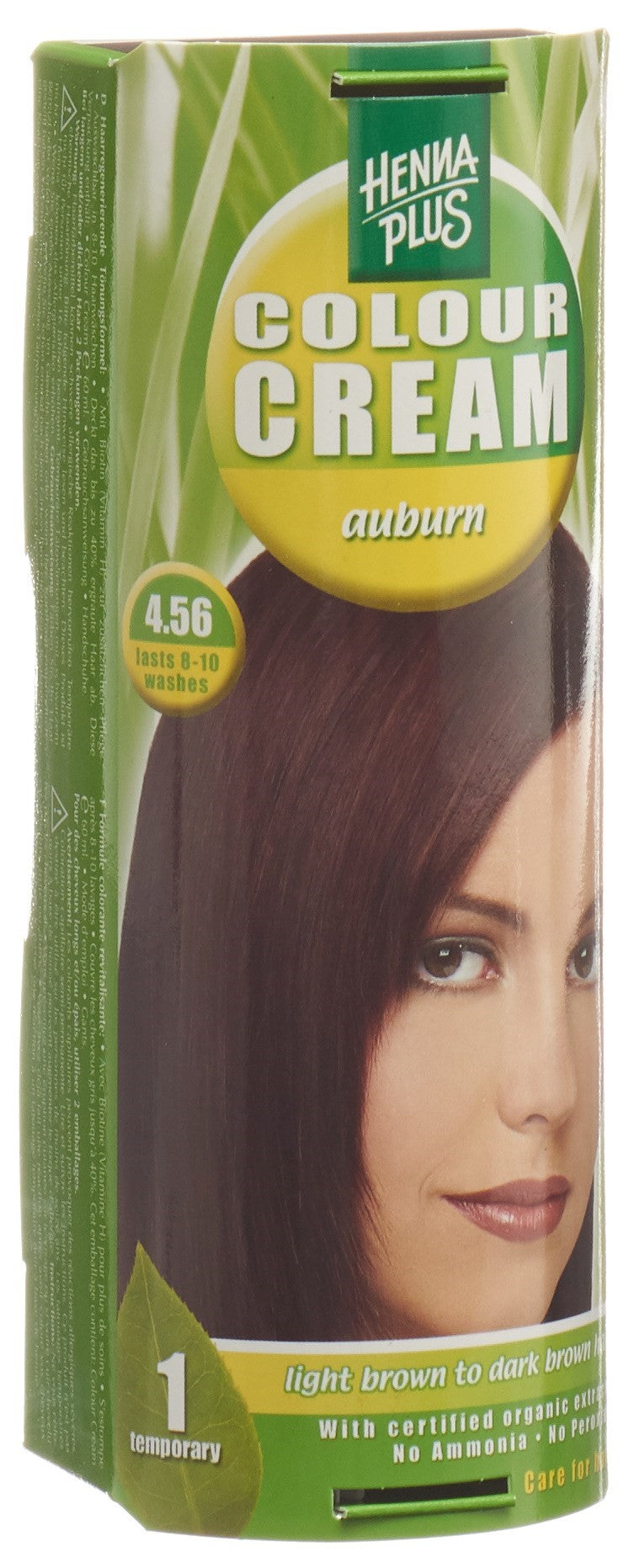 HENNA PLUS Colour Cream 4.56 kastanienbraun