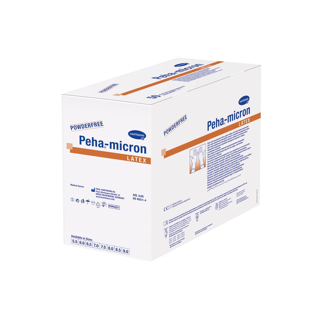PEHA-MICRON latex Gr7.5 puderfrei steril