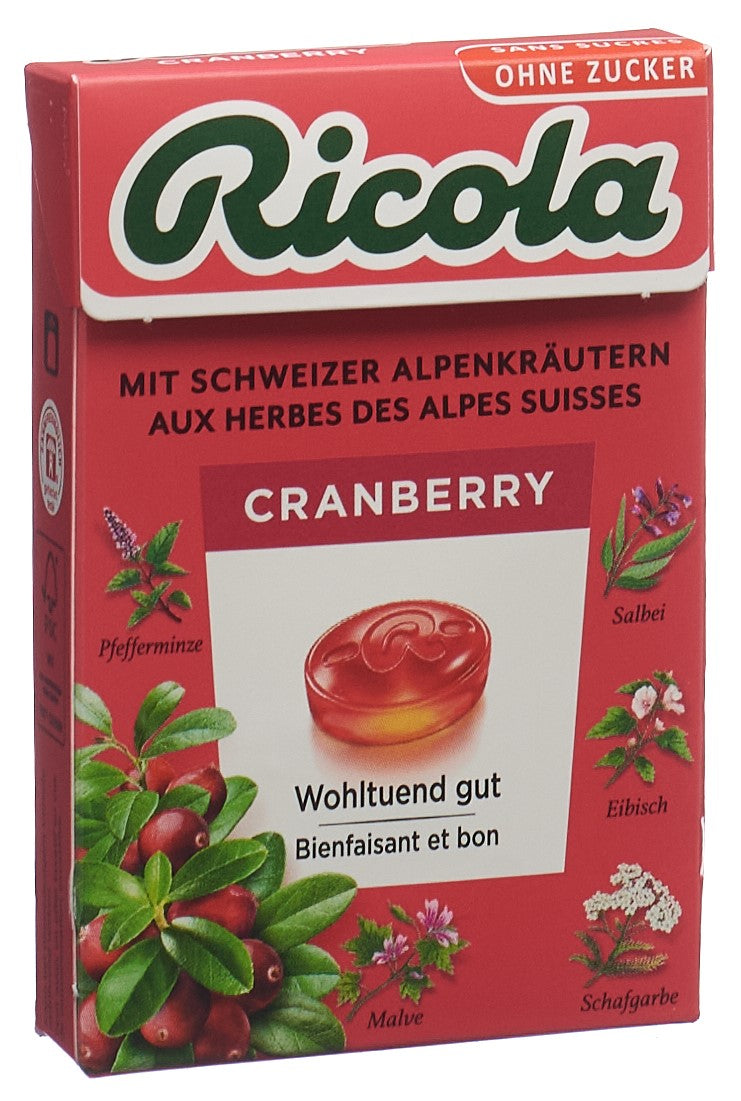 RICOLA Cranberry Bonbons oZ m Stevia