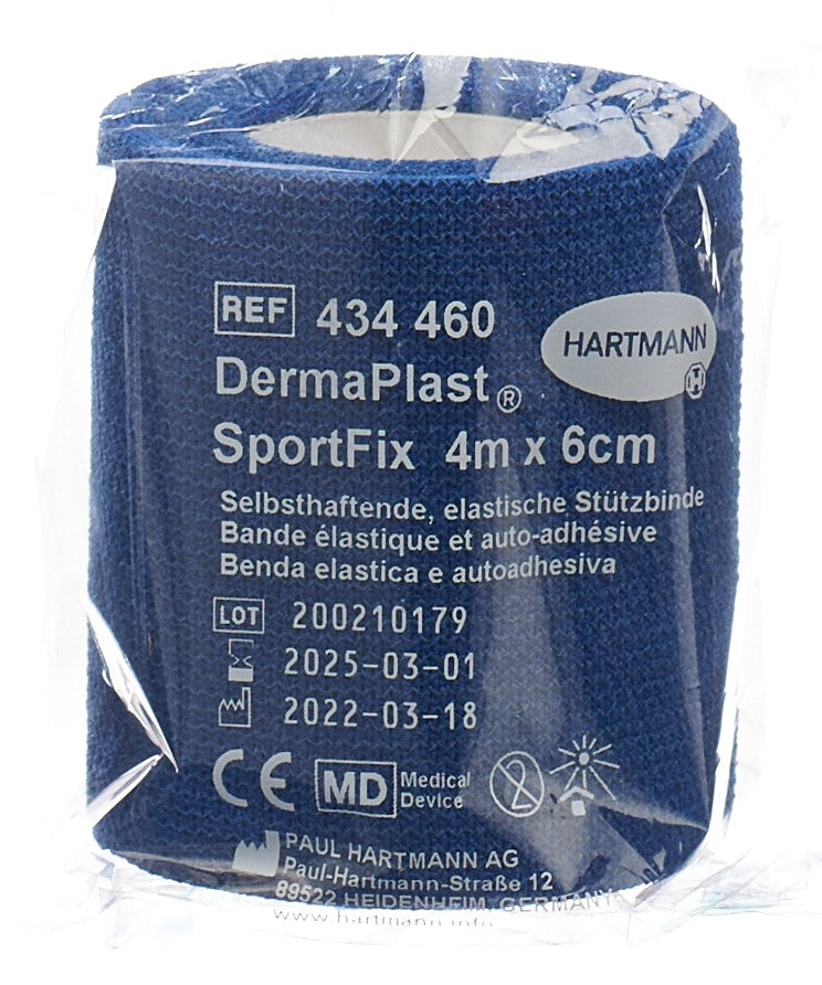 DERMAPLAST SportFix 6cmx4m blau